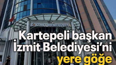 Kartepeli başkan İzmit Belediyesi’ni yere göğe sığdıramadı